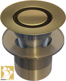 Pop Down® for Tubs, Integral or Contractor-built Overflow