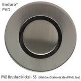 Pop Down® for Tubs, Integral or Contractor-built Overflow