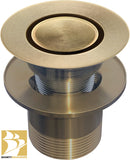 Pop Down® for Tubs, Integral or Contractor-built Overflow