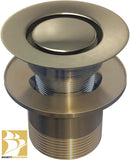 Pop Down® for Tubs, Integral or Contractor-built Overflow