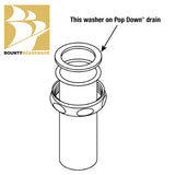 1-1/4" Tail Piece Washer for Pop Down® Drain, 10 washers